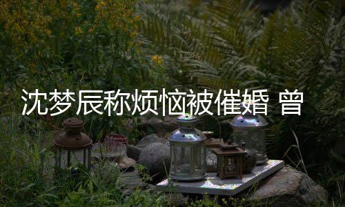 梦被催婚 婚礼辰称烦恼的噩曾经做过现场新郎沈梦缺席